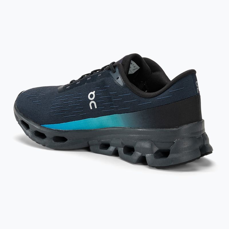 Herren On Cloudspark schwarz/blaubeere Laufschuhe 3