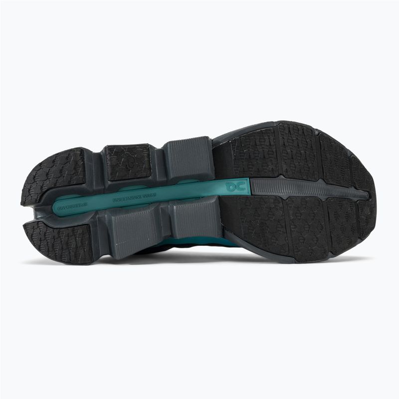 Herren On Cloudspark schwarz/blaubeere Laufschuhe 4