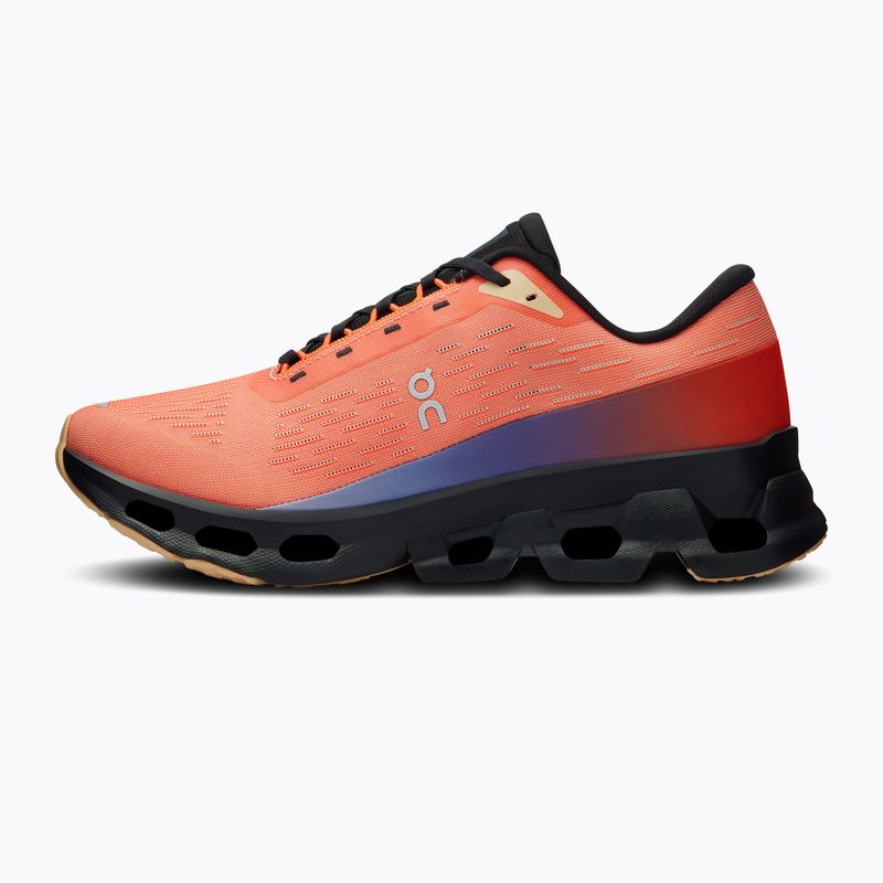 On Running Cloudspark Damen Laufschuhe flamme/schwarz 9