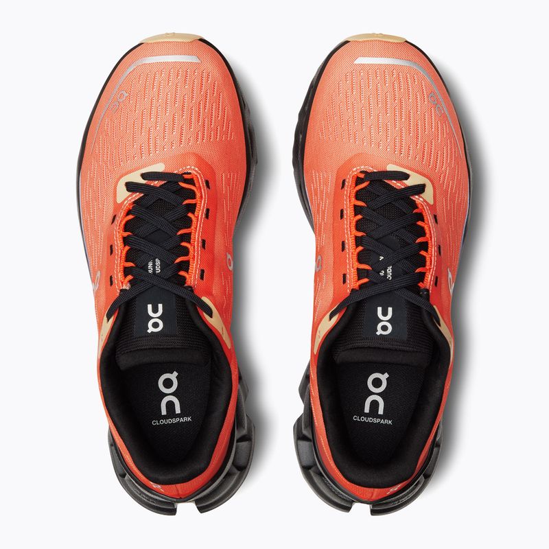 On Running Cloudspark Damen Laufschuhe flamme/schwarz 11