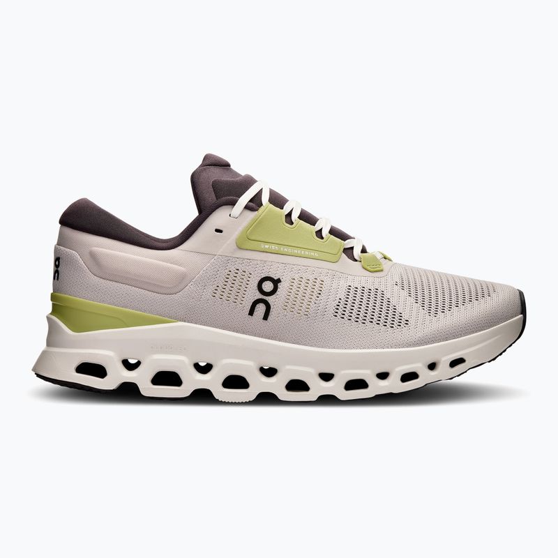Herren Laufschuhe On Cloudstratus 3 Perle/Elfenbein 9