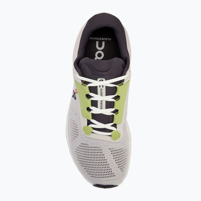 Herren Laufschuhe On Cloudstratus 3 Perle/Elfenbein 5