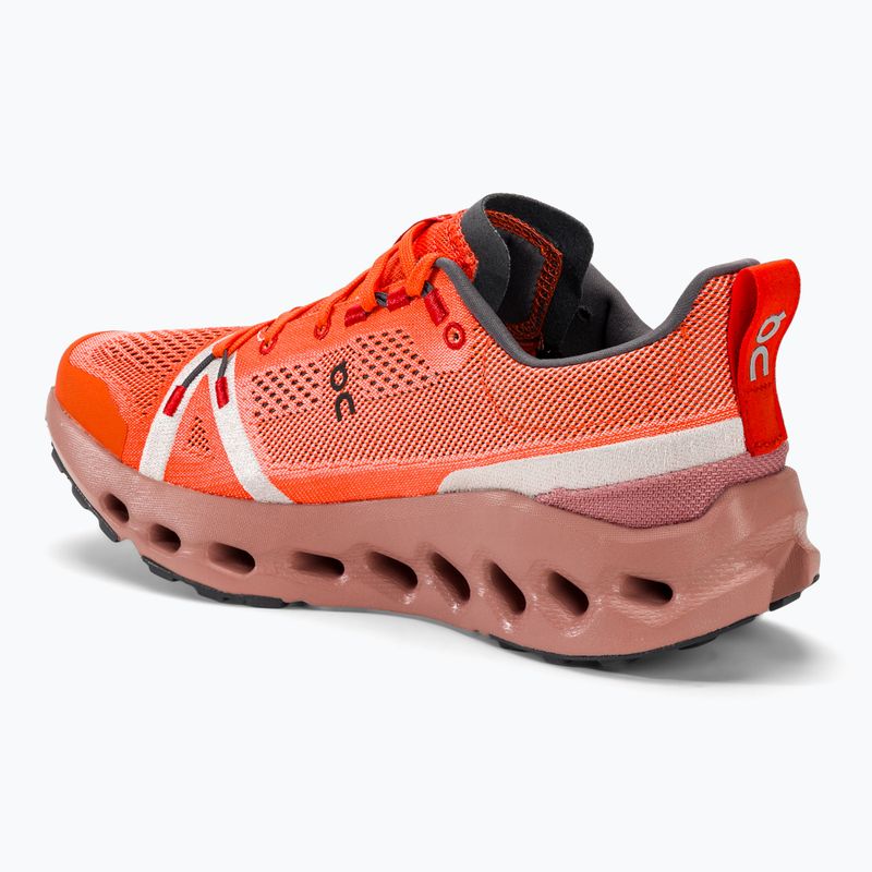 Herren On Cloudsurfer Trail Flamme/Staubrosa Laufschuhe 3