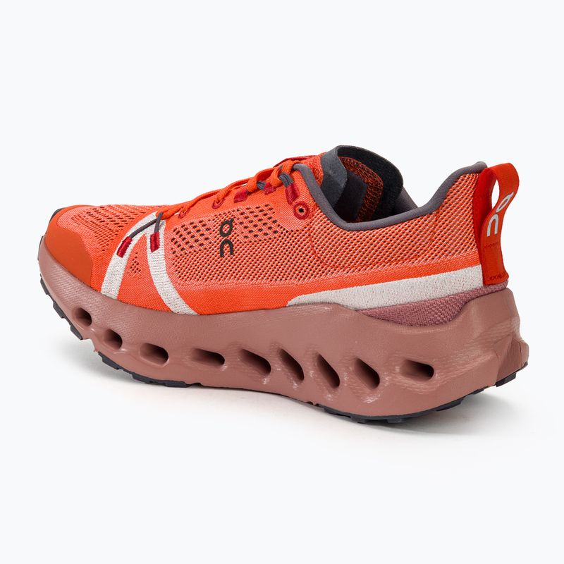Damen On Cloudsurfer Trail Flamme/Staubrosa Laufschuhe 3