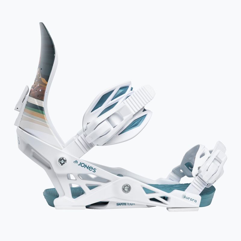 Damen Snowboard-Bindungen Jones Aurora annie brace white 2