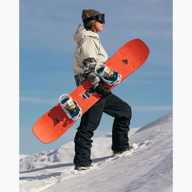 Damen Snowboard-Bindungen Jones Aurora annie brace white 6