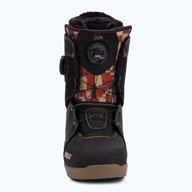 Damen Snowboardboots ThirtyTwo Lashed Double Boa Melancon WʼS ʼ25 black/gum 4