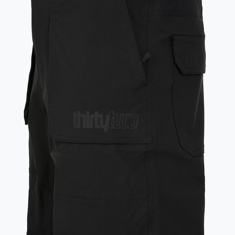 Herren Snowboardhose ThirtyTwo Basement Bib black 4