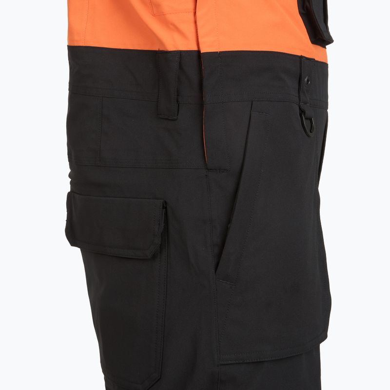Herren Snowboardhose ThirtyTwo Basement Bib black/orange 5