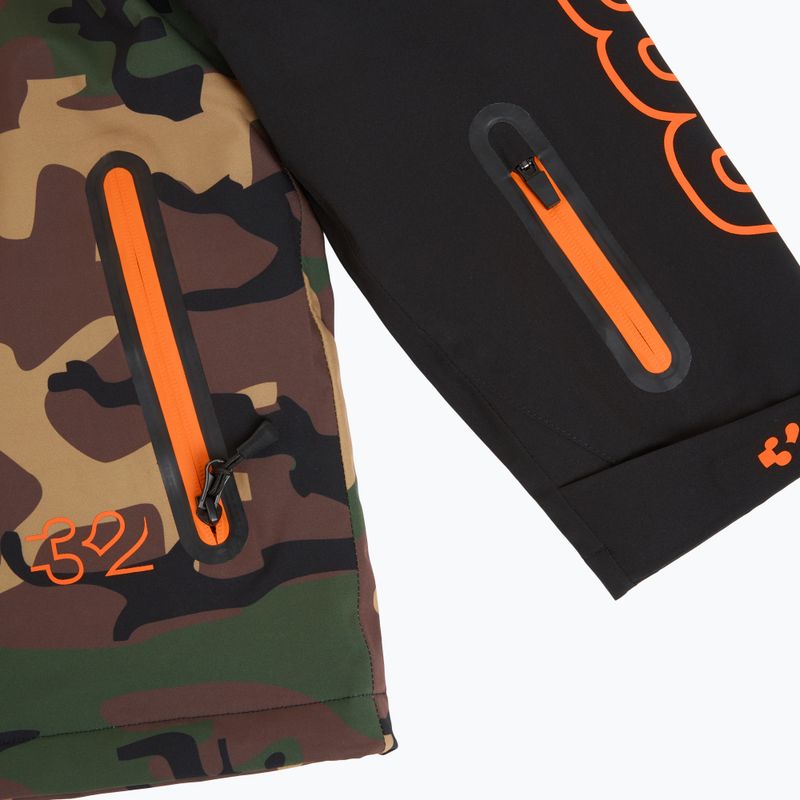 Kinder-Snowboardjacke ThirtyTwo Grasser Insulated black/orange 4