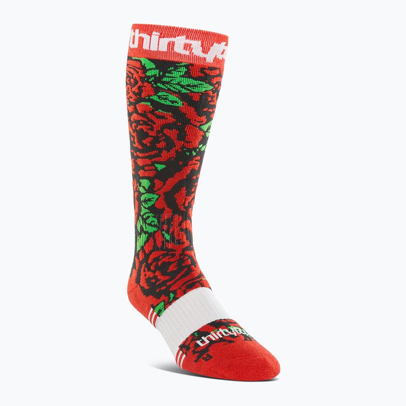 Damen Snowboardsocken ThirtyTwo Double red/black