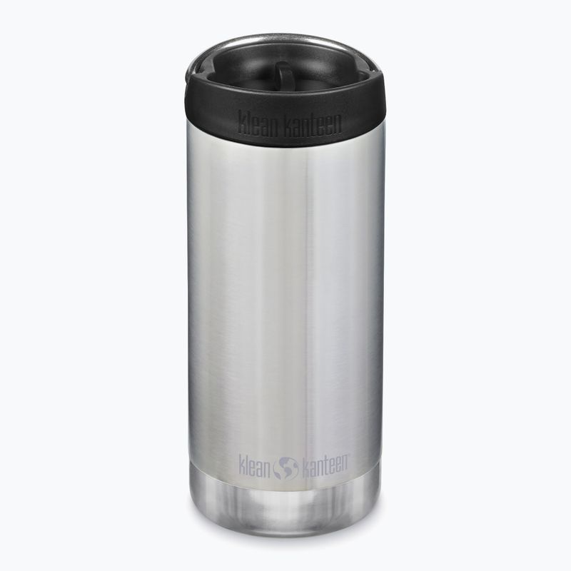 Klean Kanteen TKWide Cafe Cap 355 ml Thermobecher aus gebürstetem Edelstahl