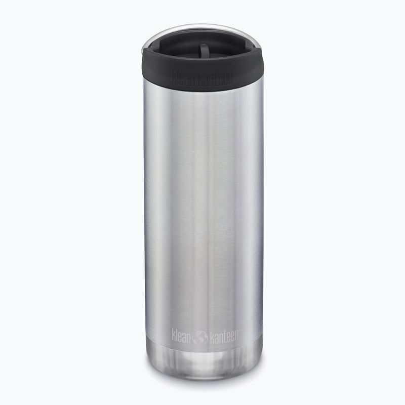Klean Kanteen TKWide Cafe Cap 473 ml Thermobecher aus gebürstetem Edelstahl
