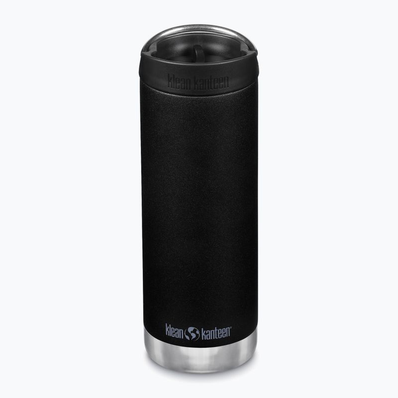 Klean Kanteen TKWide Cafe Cap Thermobecher 473 ml schwarz