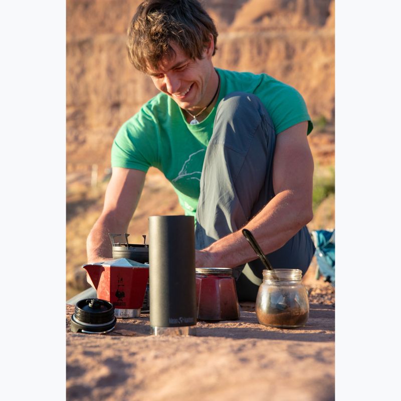 Klean Kanteen TKWide Cafe Cap Thermobecher 473 ml schwarz 8