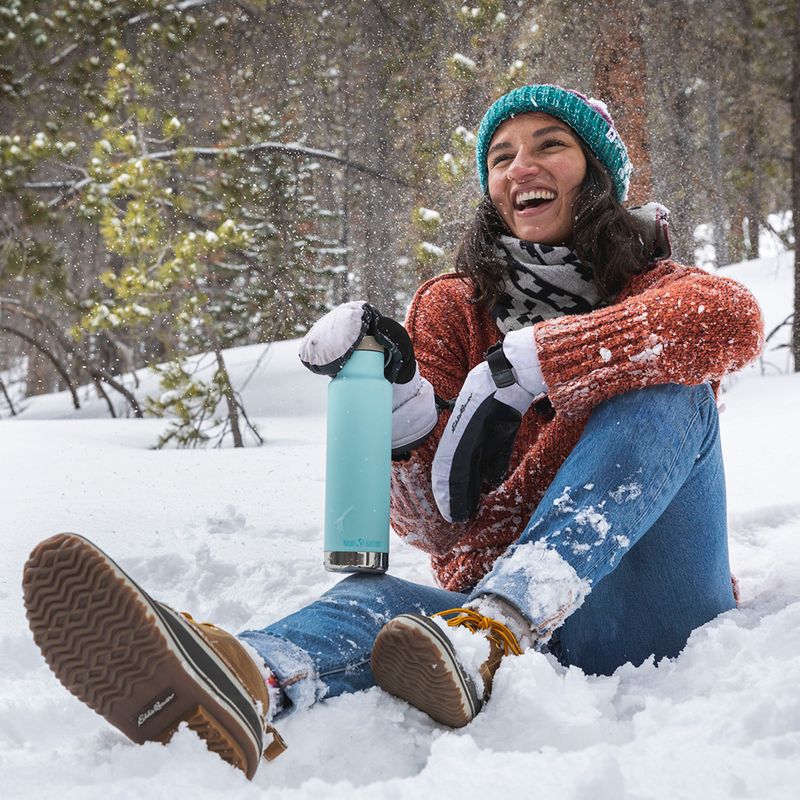 Klean Kanteen Classic VI blau gefärbte Reiseflasche 5