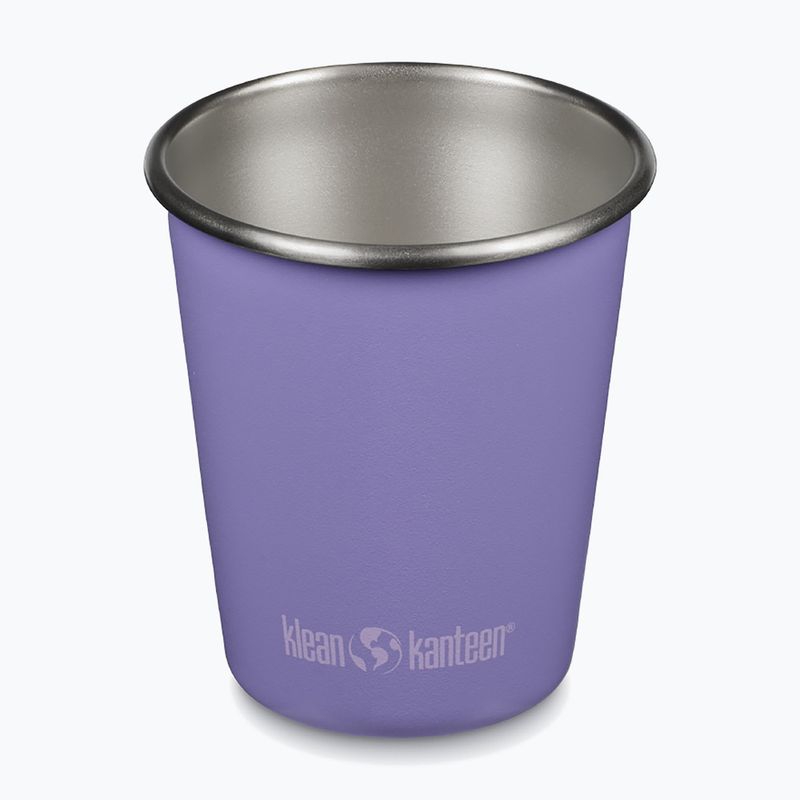 Becher KLEAN KANTEEN Steel Straw Lid 296 ml paisley purple 2
