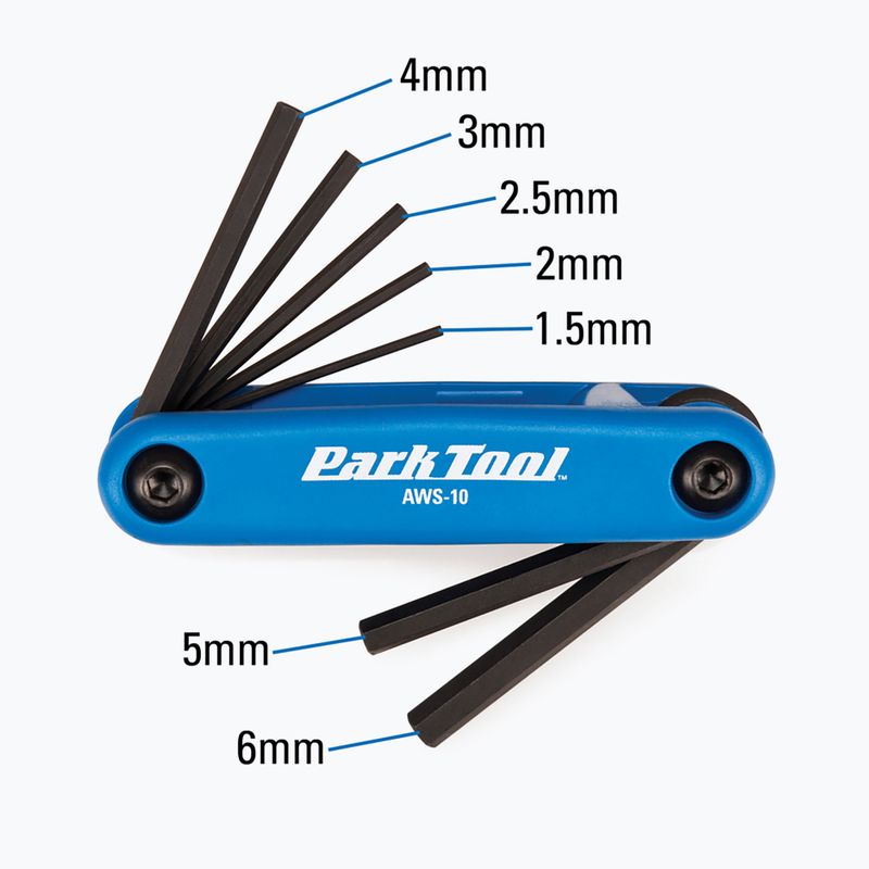 Park Tool AWS-10 Inbusschlüssel schwarz/blau