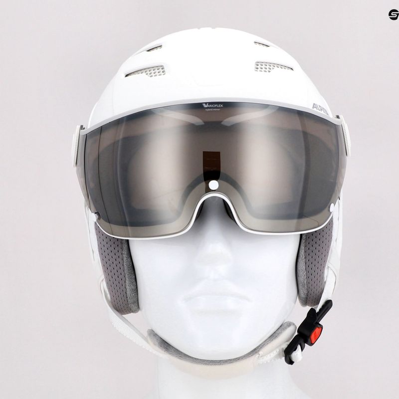 Skihelm Alpina Jump 2.0 VM white/gray matt 16