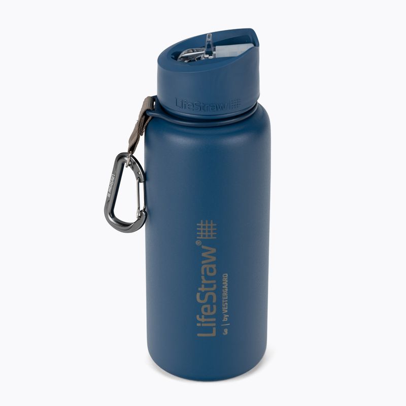 Lifestraw Go Edelstahl 710ml blau Reiseflasche LSGOSSMB1 2
