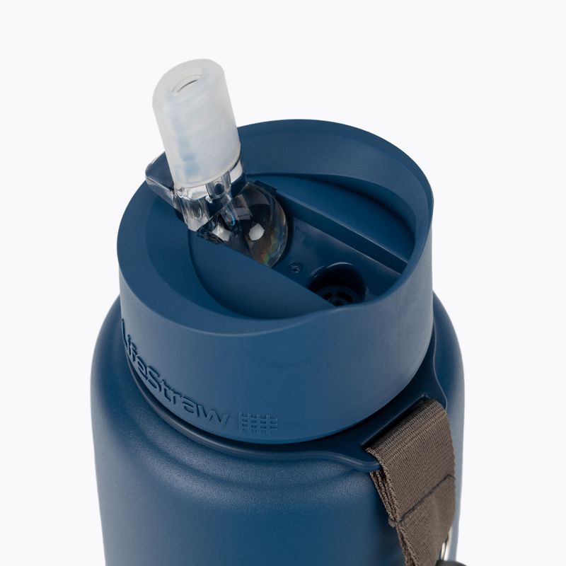 Lifestraw Go Edelstahl 710ml blau Reiseflasche LSGOSSMB1 3