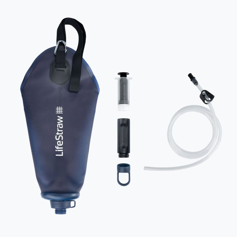 Lifestraw Peak Gravity Tasche 3 l blau LSPSF3MBWW Filter 2