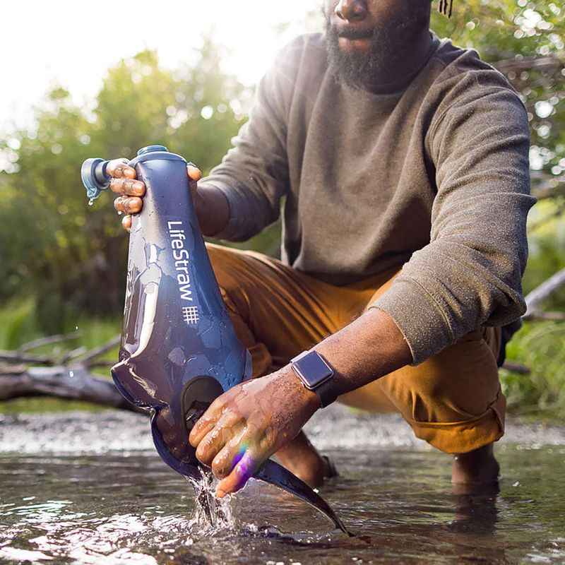 Lifestraw Peak Gravity Tasche 3 l blau LSPSF3MBWW Filter 4