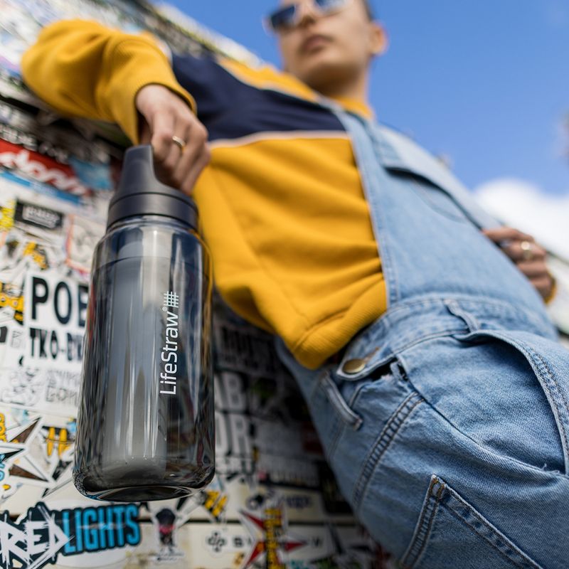 Lifestraw Go 2.0 Reiseflasche mit Filter 1 l schwarz 4