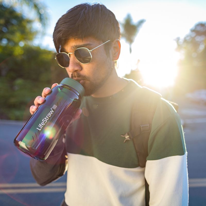 Lifestraw Go 2.0 Reiseflasche mit Filter 1 l Terrasse grün 5