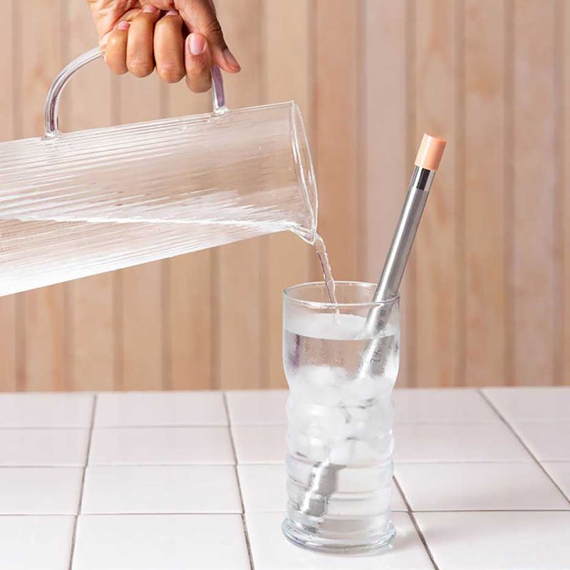 LifeStraw SIP 1-Teil Wasser Fitting Strohhalm mit Tragetasche apricot 4