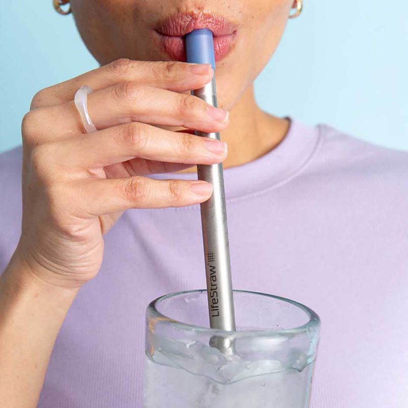 LifeStraw SIP Cases 3 Stk. stürmisch/laguna/mid.blau wasserfest Strohhalm 5