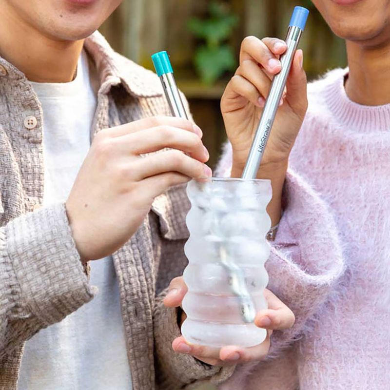 LifeStraw SIP Cases 3 Stk. stürmisch/laguna/mid.blau wasserfest Strohhalm 6