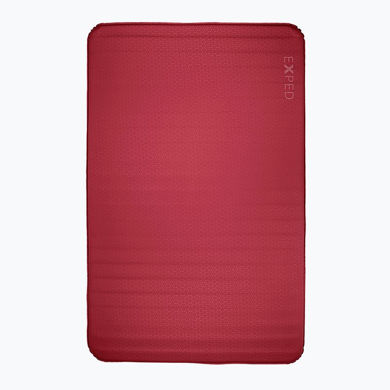 Selbstaufblasende Matte Exped SIM Comfort Duo 5 ruby red