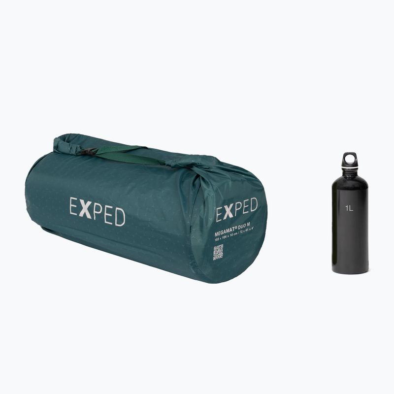 Exped MegaMat Duo selbstaufblasende Matratze dunkelgrün 3