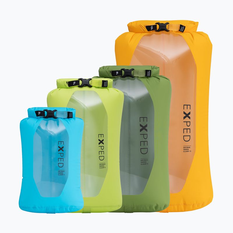 Exped Drybag Versa Clear 3 l Cyan wasserdichte Tasche 3