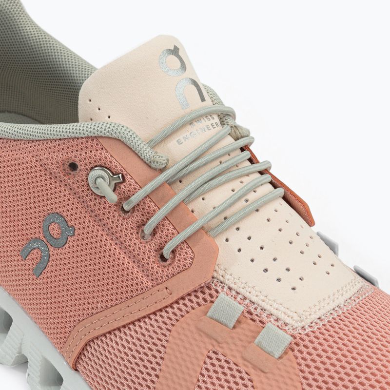 Damen Laufschuhe On Cloud 5 rosa 5998556 8