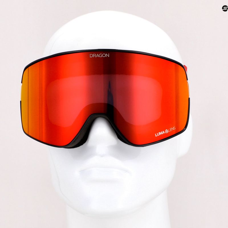Dragon NFX2 Skibrille schwarz/rot 40458-023 7
