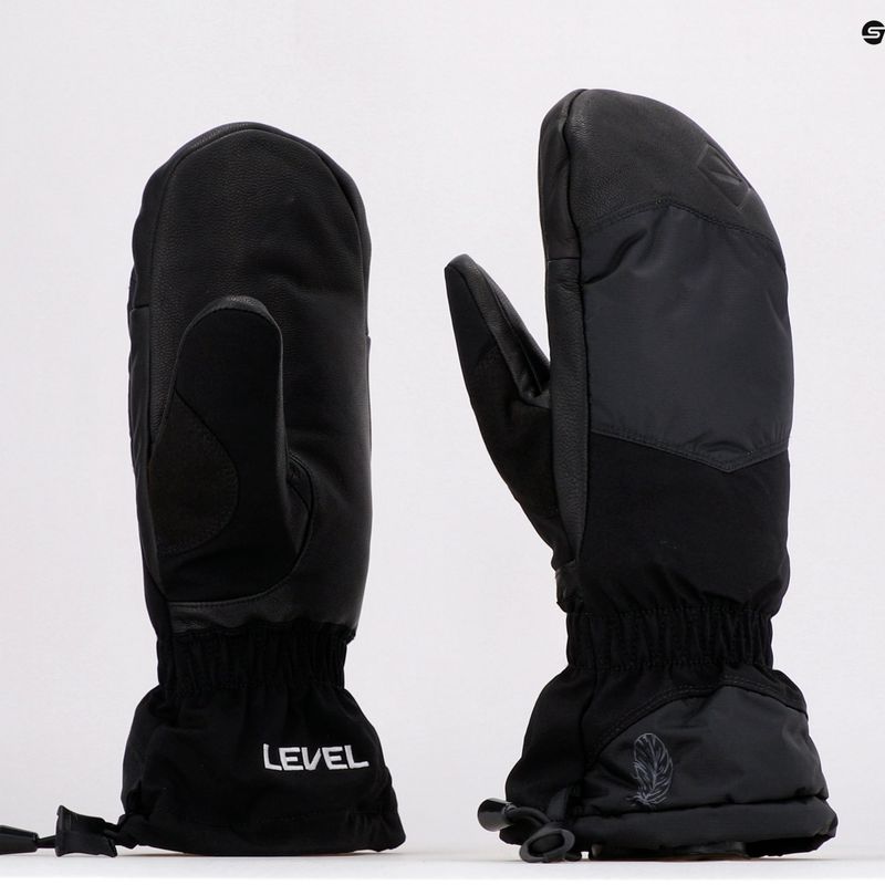 Herren Snowboardhandschuhe Level Yeti Mitt schwarz 2085 7