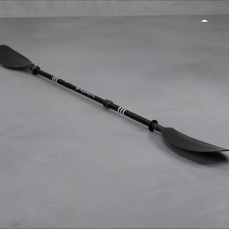 AQUASTIC 2-teiliges Kajakpaddel 200-220 cm schwarz AQS-KPD002 11