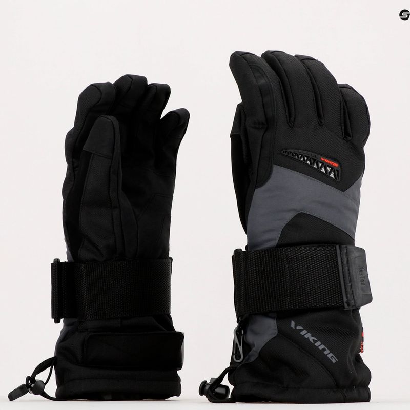Herren Snowboard Handschuhe Viking Trex Snowboard grau 161/19/2244/08 10