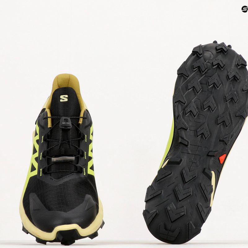 Laufschuhe Herren Salomon Supercross 4 GTX schwarz-grün L417317 14