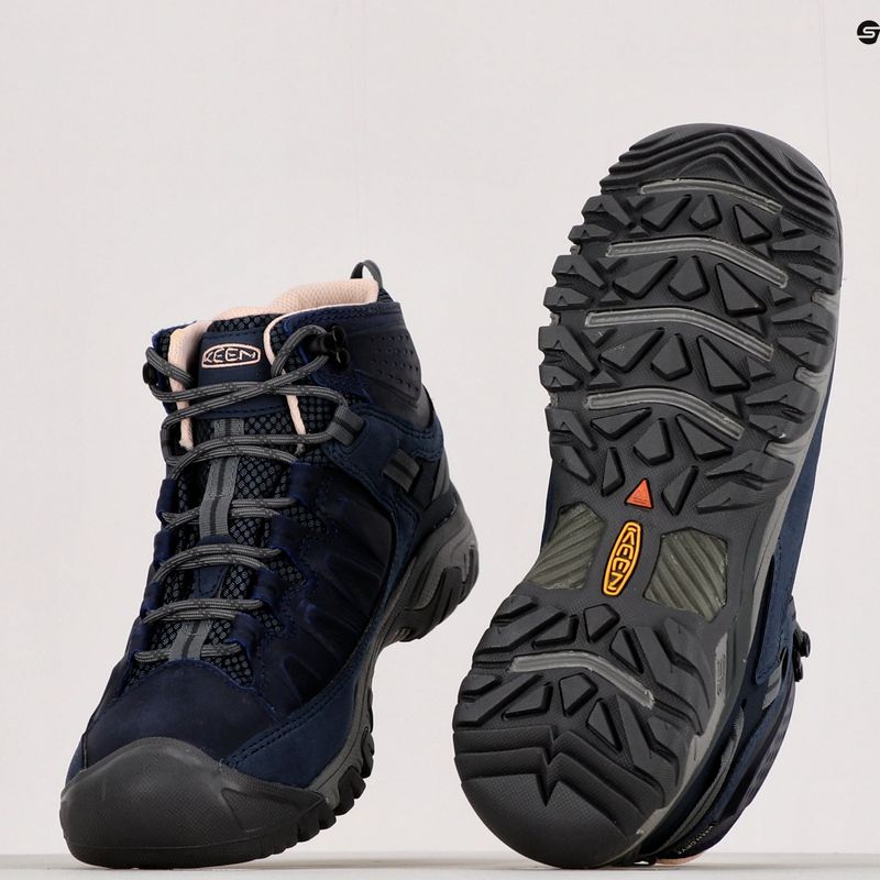 Damen-Trekking-Stiefel KEEN Targhee III Mid navy blau 1026863 11