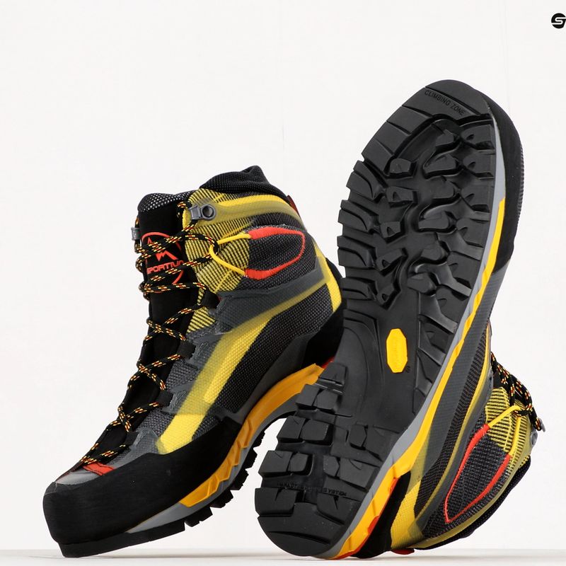 La Sportiva Trango Tech GTX Herren Hochgebirgsstiefel grau-gelb 21G999100 11