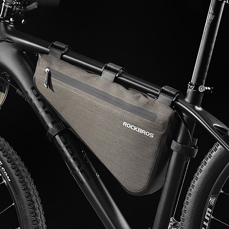 Rockbros Fahrrad Rahmentasche AS-017 5 l dunkelgrün 6