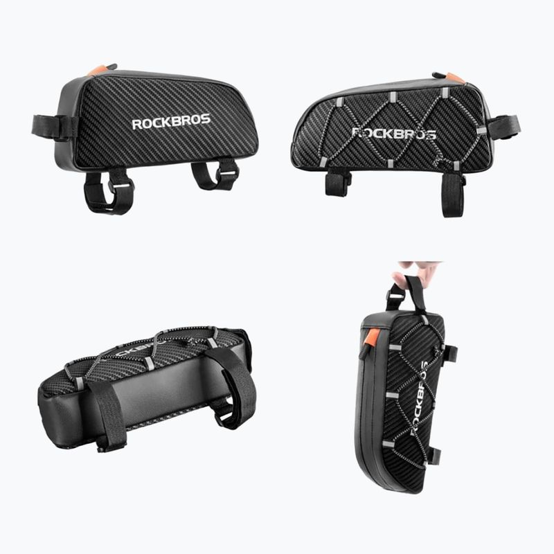 Rockbros Fahrrad Rahmentasche 1 l schwarz 2
