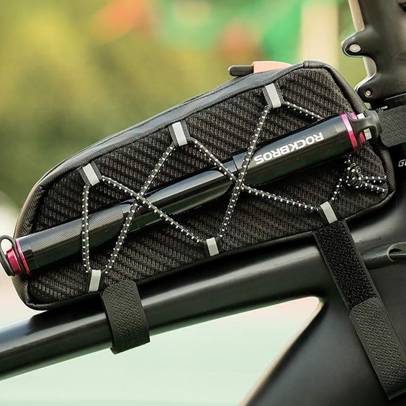 Rockbros Fahrrad Rahmentasche 1 l schwarz 5