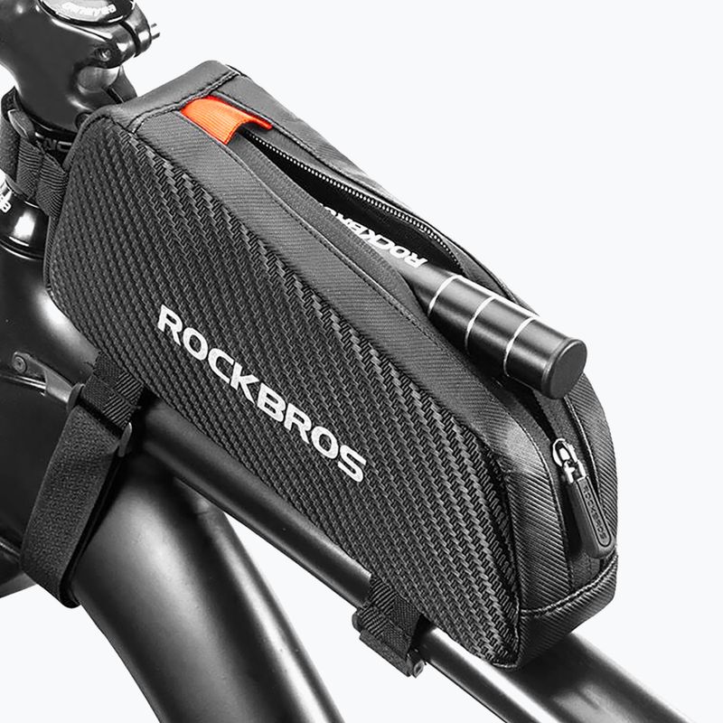 Rockbros Fahrrad Rahmentasche 1 l schwarz 6