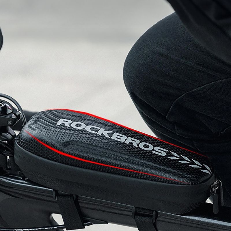 Rockbros B62-1 3 l schwarz Fahrrad Rahmentasche 4