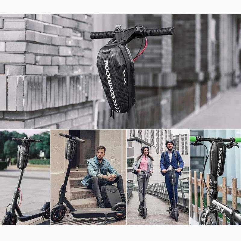Rockbros B62-1 3 l schwarz Fahrrad Rahmentasche 5