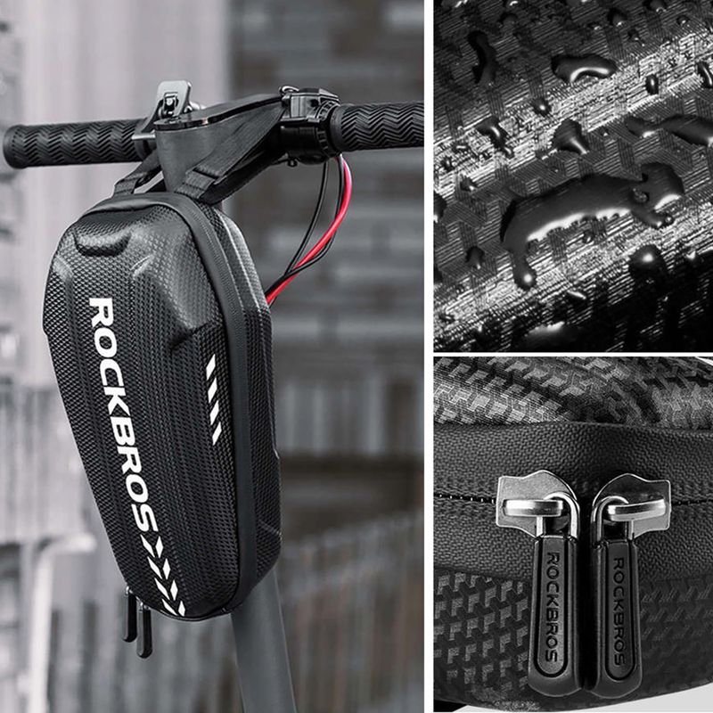 Rockbros B62-1 3 l schwarz Fahrrad Rahmentasche 8